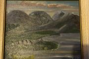 Original Irish Oil Painting Evening in Connemara by Romy Hogan (1983)