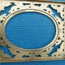 Antique -Victorian- Art Nouveau Solid Brass Picture Frame Image 6