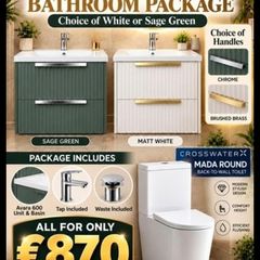 Crosswater, Rt large bathroom packadge