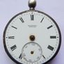 Antique Serling Silver fusee Pocket Watch - RICHARDS WEXFORD (Balance perfect) Image 3