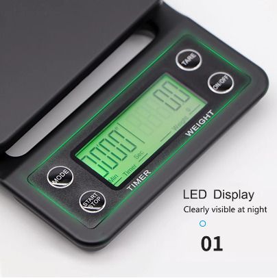 BRAND NEW Hand coffee timing electronic scale Weighing,Timing,Countdown professional electronic scale