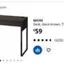 Ikea Desk & Chair Image 3