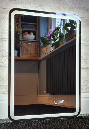 LED Bathroom Mirror 50x70cm Speakers Antifog