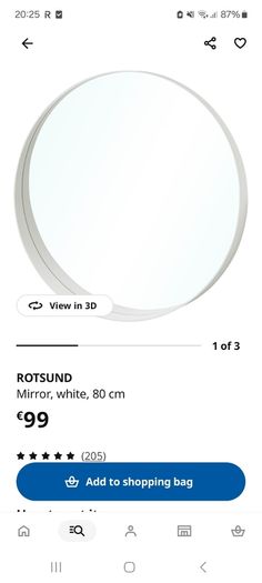 Large Circle Mirror