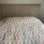 Super king upholstered bed frame and headboard Image 3