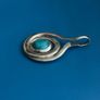 Turquoise & Silver Pendant Image 3