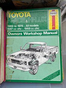 Haynes Manual: 69-78 Toyota Hilux / Toyota Hiace