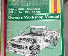 Haynes Manual: 69-78 Toyota Hilux / Toyota Hiace