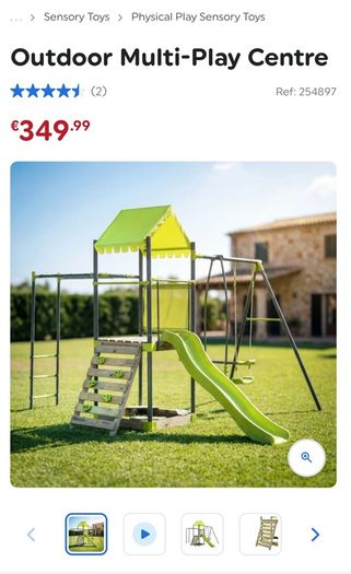 Smyths Toys Swing and Slide Outdoor Multi-Ride Kids Activity 2 Weeks Old