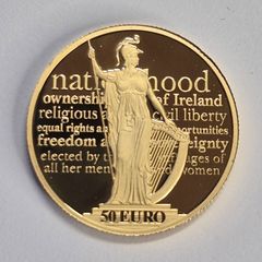 100th Anniversary of the Proclamation of the Irish Republic - gold coin