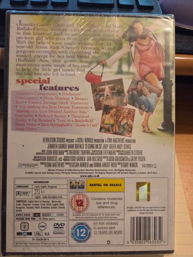 Brand New Sealed 13 Going On 30 DVD