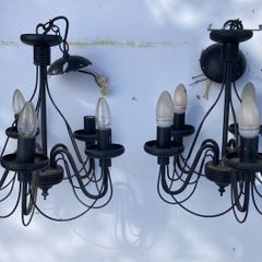 Two Identical Chandeliers
