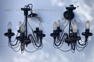 Two Identical Chandeliers