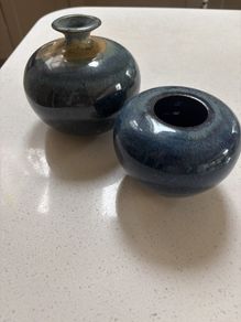 Louis Mulcahy Irish Pottery Vases (2 )