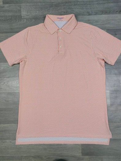 B Daddy Sport Patterned Golf Polo Shirt Mens M/L