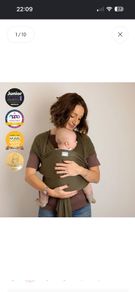 Gaia Organic Cotton Stretchy Baby Sling