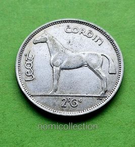 Ireland 1940 year Silver Half Crown.