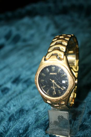 Seiko Men's 7n32 F019 Vintage Not-working  Quartz Analog Watch