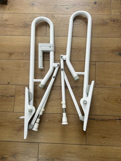 toilet grab bar with leg