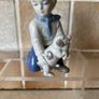 Porcelain Figures Girl/Frog& Boy/pig Image 7