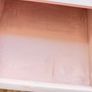 Upcycled Solid Wood 6 Drawer Sideboard / Dressing Table - Farrow & Ball Sulking Room Pink Image 3