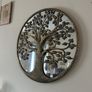 Tree of Life  Mirror home decor design Antique brass 3D style Image 3
