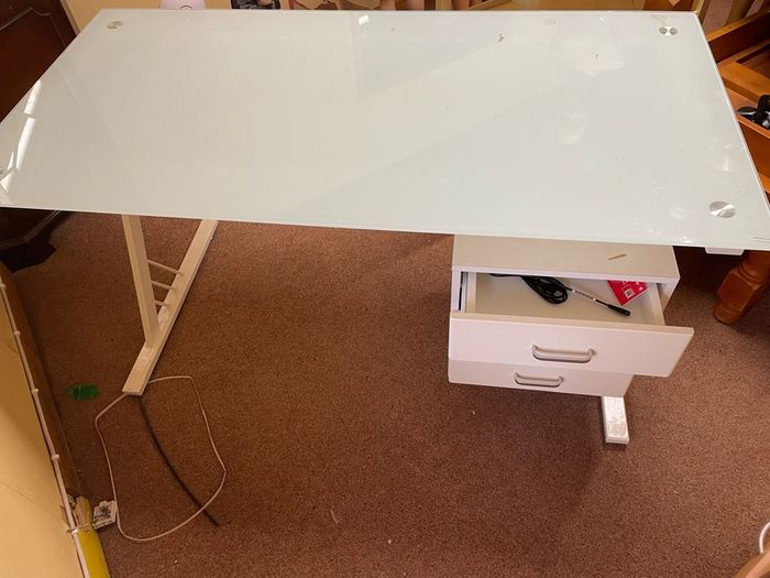 Glass Desk Table