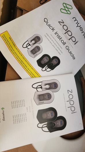New Myenergi Zappi RRP 900e 7kW Single-Phase Tethered White EV Charger (Model: ZAPPI-207TW)