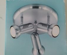 Designer  Rondell 3 spot steel kitchen island ceiling light brandnew
