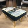 Final sale! Footstool New! Hand made Image 2