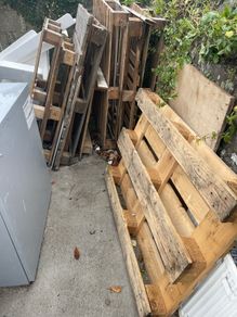 Wooden pallets