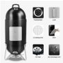 BRAND NEW BBQ Smoke Oven Outdoor Barbecue Grill W/Hanging Rack, Hooks, Grill,Thermometer,Cover Image 3