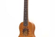 Risa Slimline flamed maple soprano ukulele new with padded case