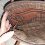 Small Inti tan Leather Handbag, Aine style Image 6