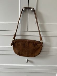 Suede shoulder bag - great condition