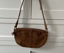 Suede shoulder bag - great condition