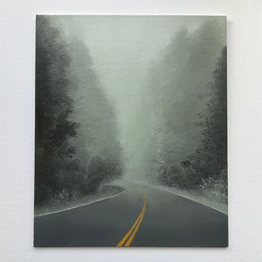 Original oil painting on canvas board