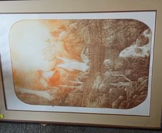 Selection Of Large Original Prints And Paintings