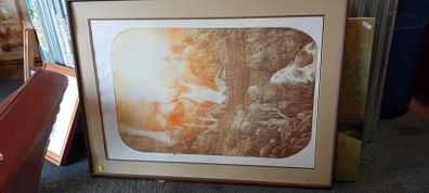 Selection Of Large Original Prints And Paintings
