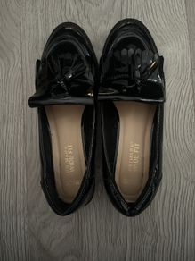 Black loafers