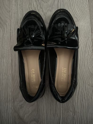 Black loafers