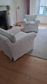 Antique 1920s Art Deco Easy Chairs Armchairs - Superb Pair