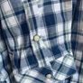 Men's navy check shirt size xl Image 4