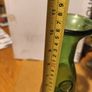 Vintage  green glass decanter, tavern bar decor, wine carafe Or as vase. 75 ml. Image 6