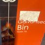75 Lt Galvanised Bin Image 2