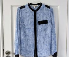Clements and Ribeiro Blue Blouse Size 8
