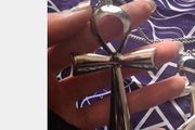 Silver Ankh Necklace - unique gift