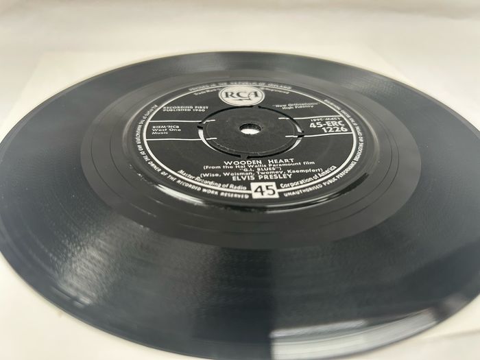 Elvis Presley Wooden Heart 7 inch Vinyl Irish Press 1960
