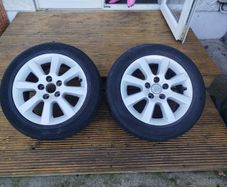 Two 16" Toyota Alloys (5x114.3 with 60.1 bore)