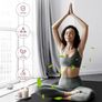 Wide Non-Slip Dual-colour Large Exercise Mat for Home Workout, Yoga, Pilates & Stretching, Durable & Eco-Friendly, Includes Bonus Resistance Bands & Carry Bag Image 4